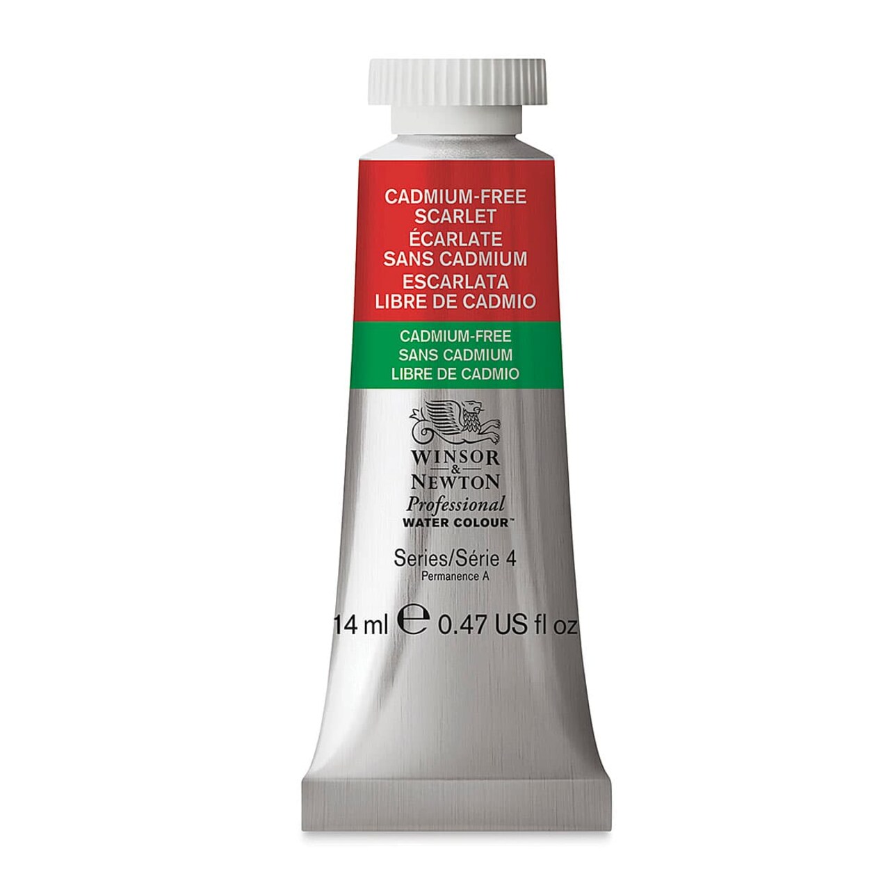 Winsor & Newton Professional Watercolor - Cadmium-Free Scarlet, 14 ml
